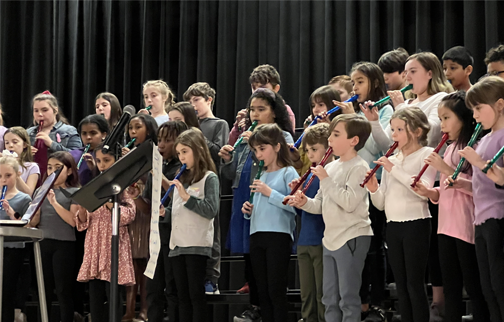 music students dancing